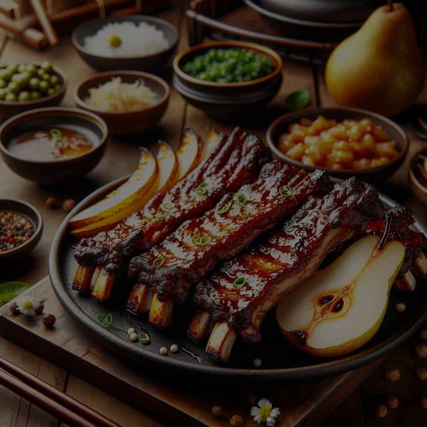 What's the Secret to a Tender and Juicy Korean Galbi with Pear Marinated Short Ribs?