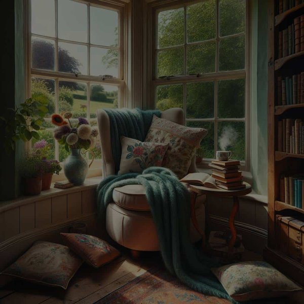 What Is the Best Way to Create a Cozy Reading Space in a Bay Window?