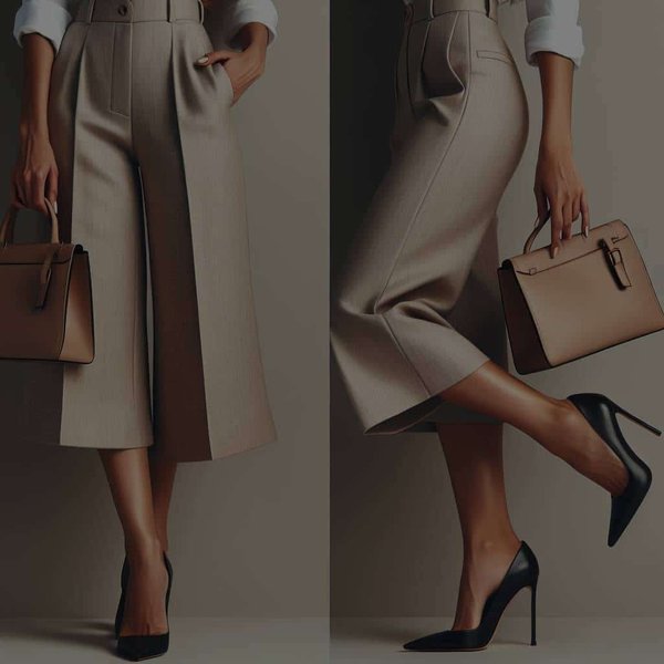 How Can You Pair Culottes with Heels for a Balanced Professional Look?